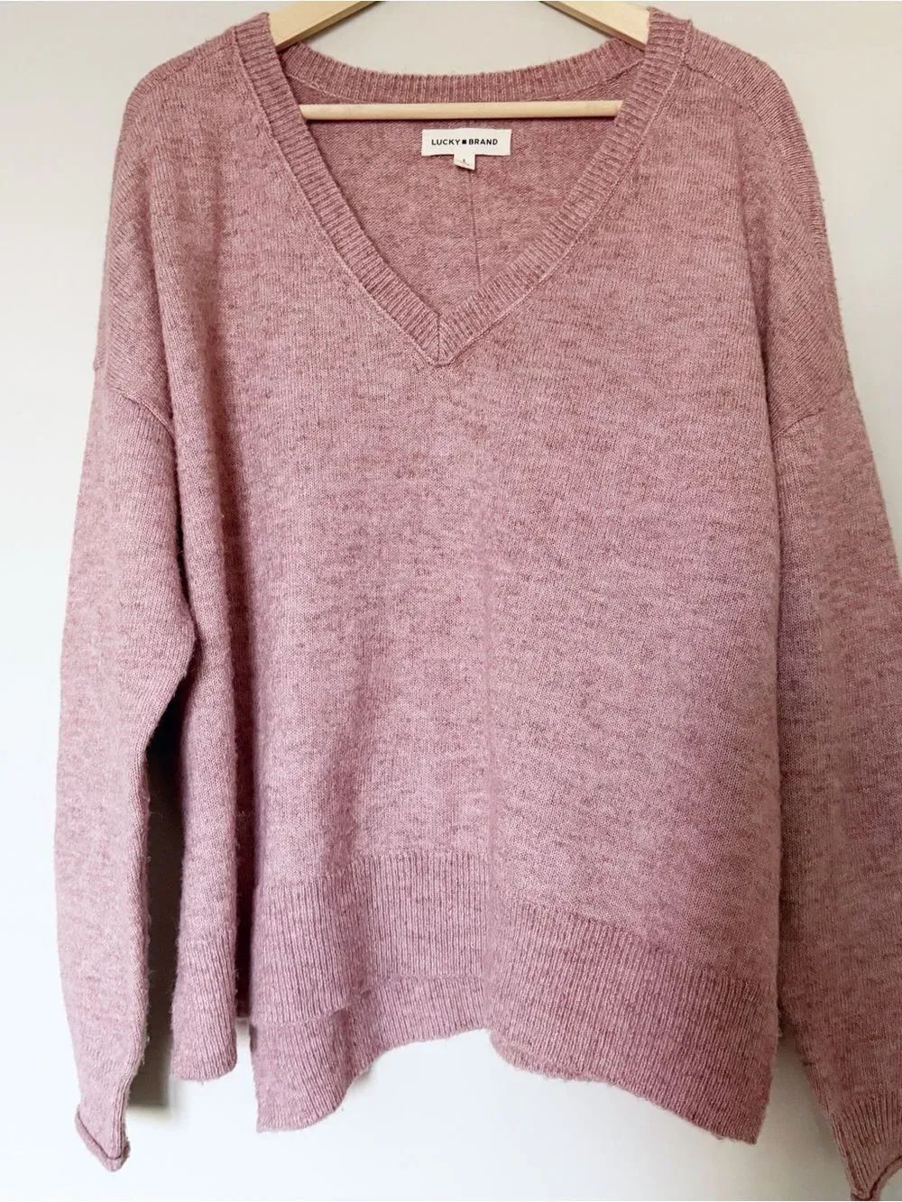 Lucky Brand wool blend relaxed sweater